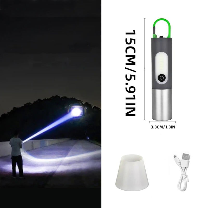 đ„Promotion - 48% OFFđ„LED Rechargeable Tactical Laser Flashlight 80000 High Lumens