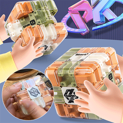 🎲3D Rolling Ball Maze Cube