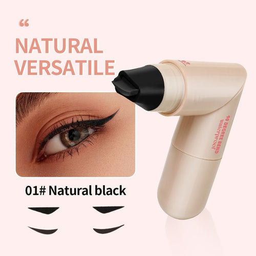 Dual-Head Design Rotating Eyeliner Stamp Pen