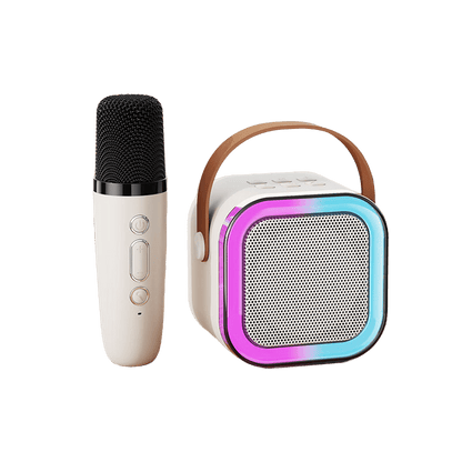 The Ultimate Family Mini Karaoke Machine with Wireless Microphones