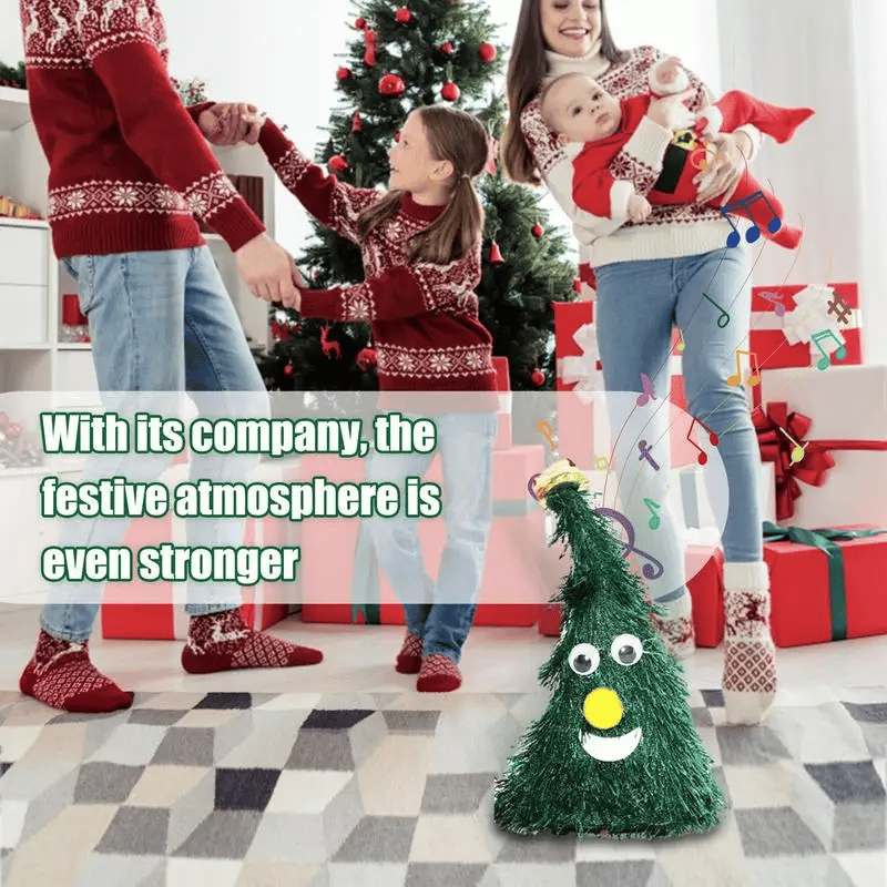 🎄New Musical hat dancing Christmas tree Toy