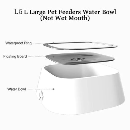 No-Spill Pet Water Bowl