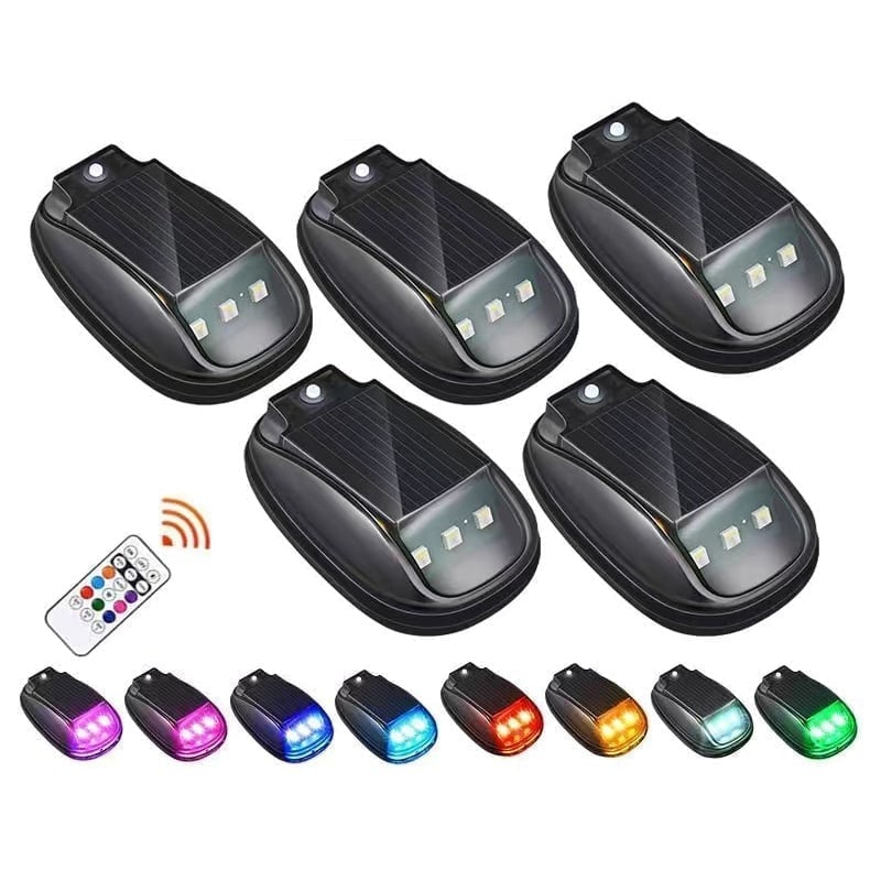 Solar Car Roof RGB Strobe Light