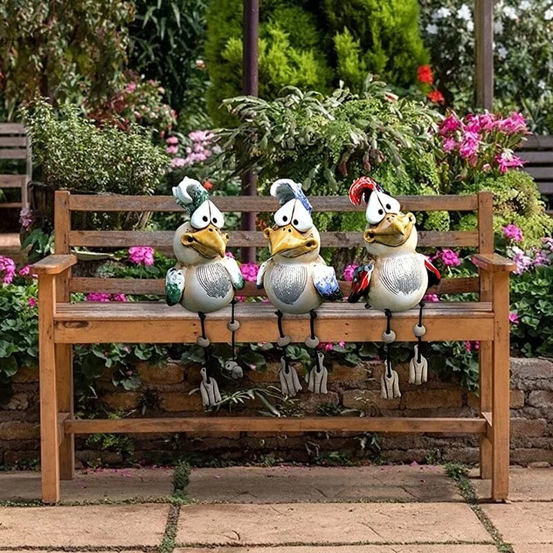 Resin Chicken Garden Ornament