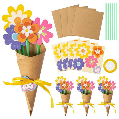 DIY Bouquet Greeting Card Set