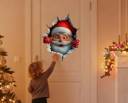 😍Santa Claus Wall Sticker(2D)