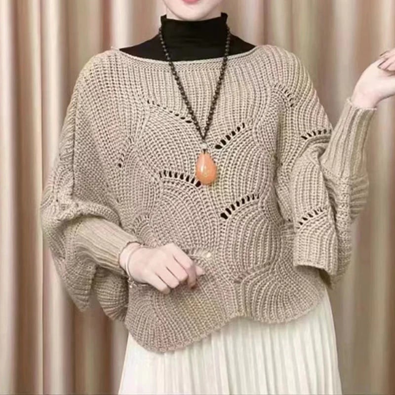 🎅Early Christmas Sales 47% OFF - Bat Sleeve Knitting Shawl