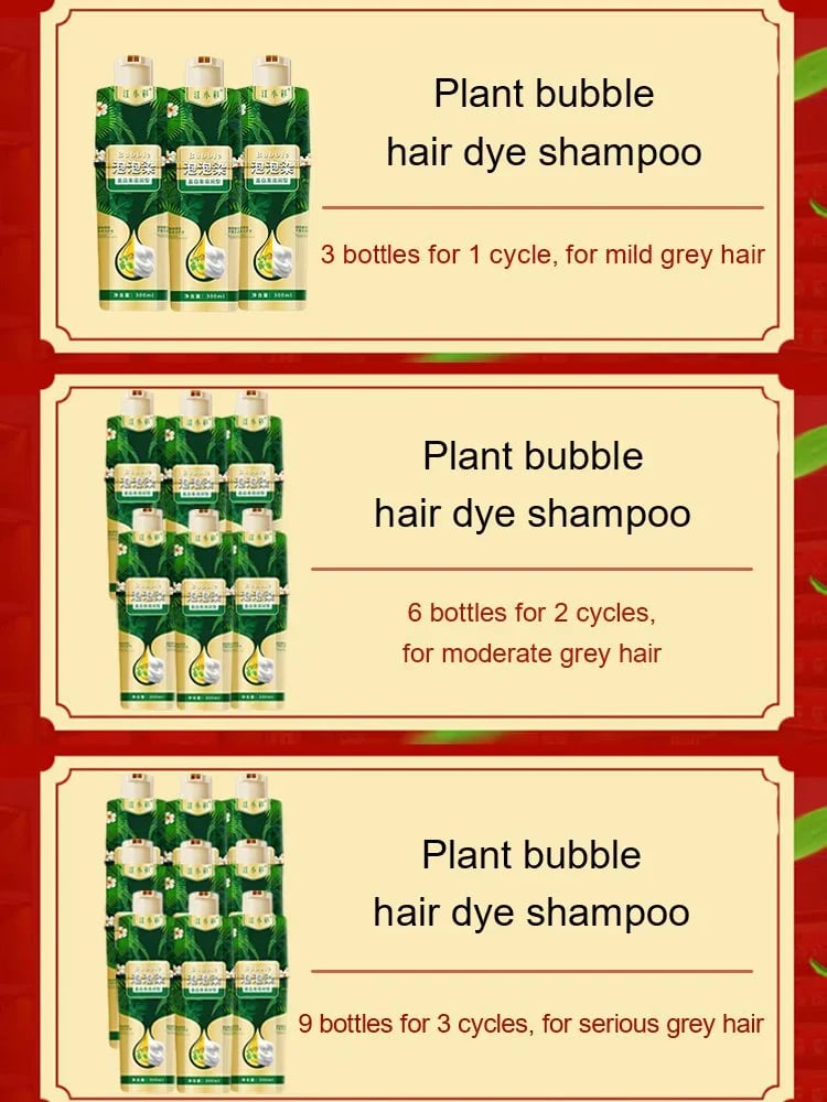 Plant Bubble Hair Dye Shampoo(BUY 2 GET FREE SHIPPING)