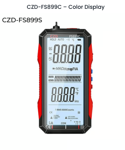 True RMS 6000-Count Digital Voltmeter