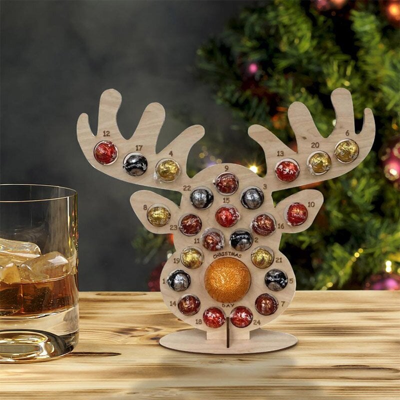 🎁Wooden Christmas Party Chocolate Frame🍫
