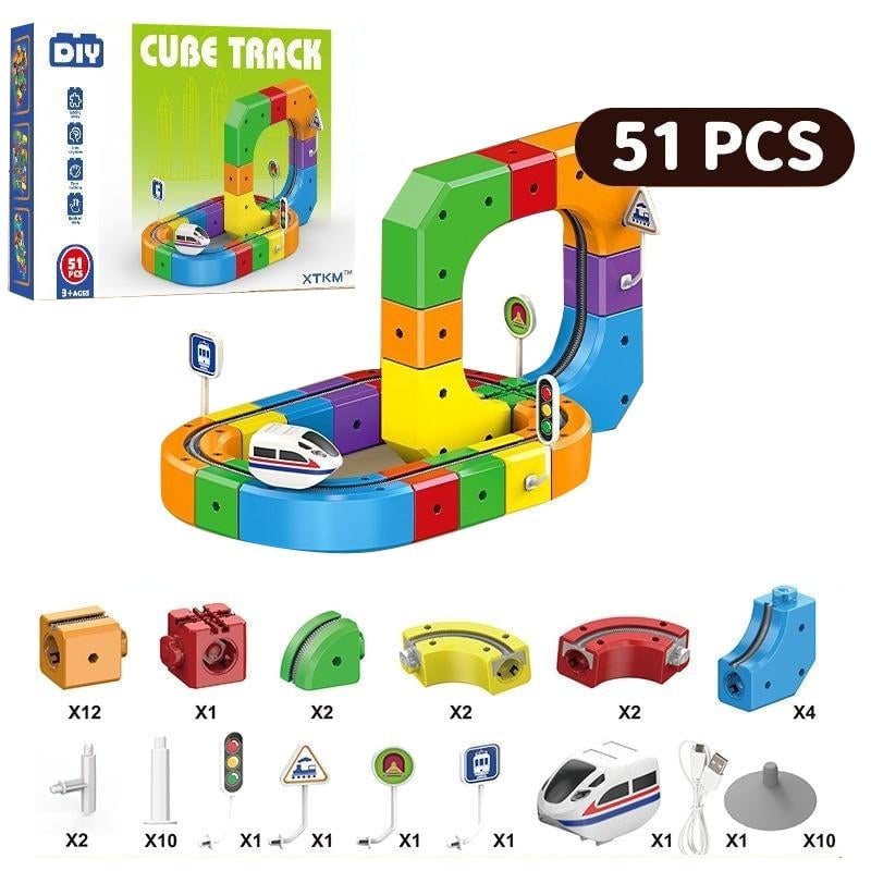 3D Stem Electric Train Set