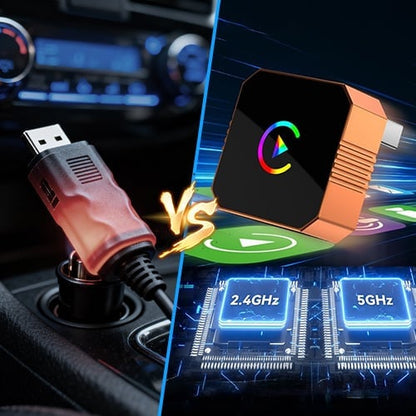 Wireless CarPlay Adapter for iPhone and Android