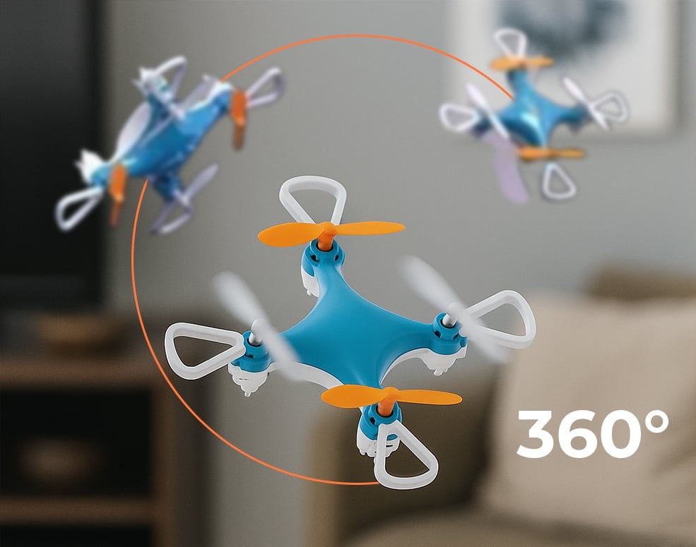 mini drone beginner friendly stunt flyer