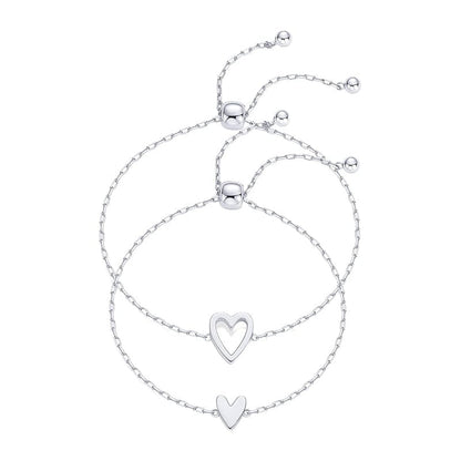 Adjustable Love Friendship Two Bracelet Pack