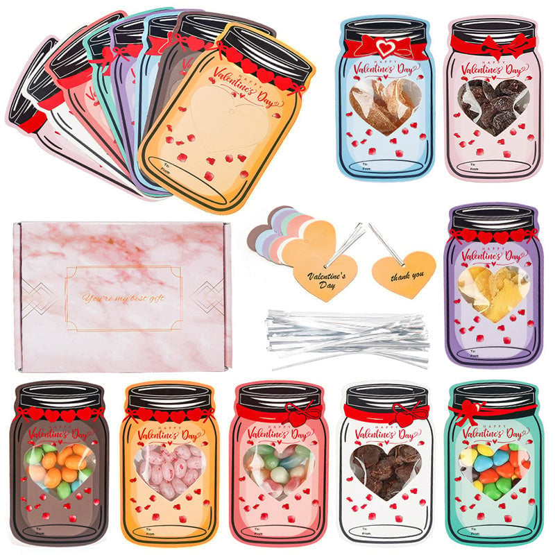 Mason Jar Valentine Gifts Cards