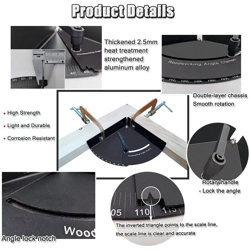 SAKER® Adjustable Corner Clamping