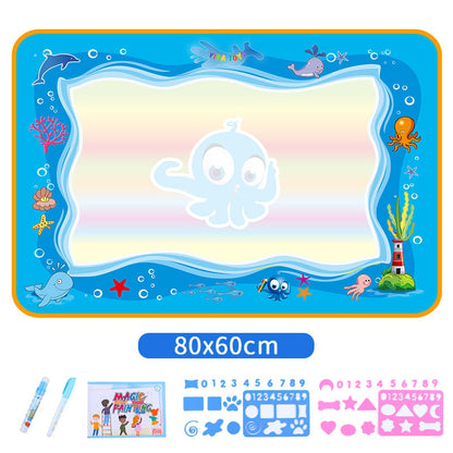 🎁Water Doodle Mat ,Aqua Painting Drawing Mat Mess Free Learning Toy Mat