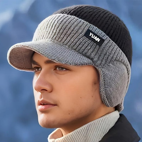 Windproof Thermal Cap with Visor