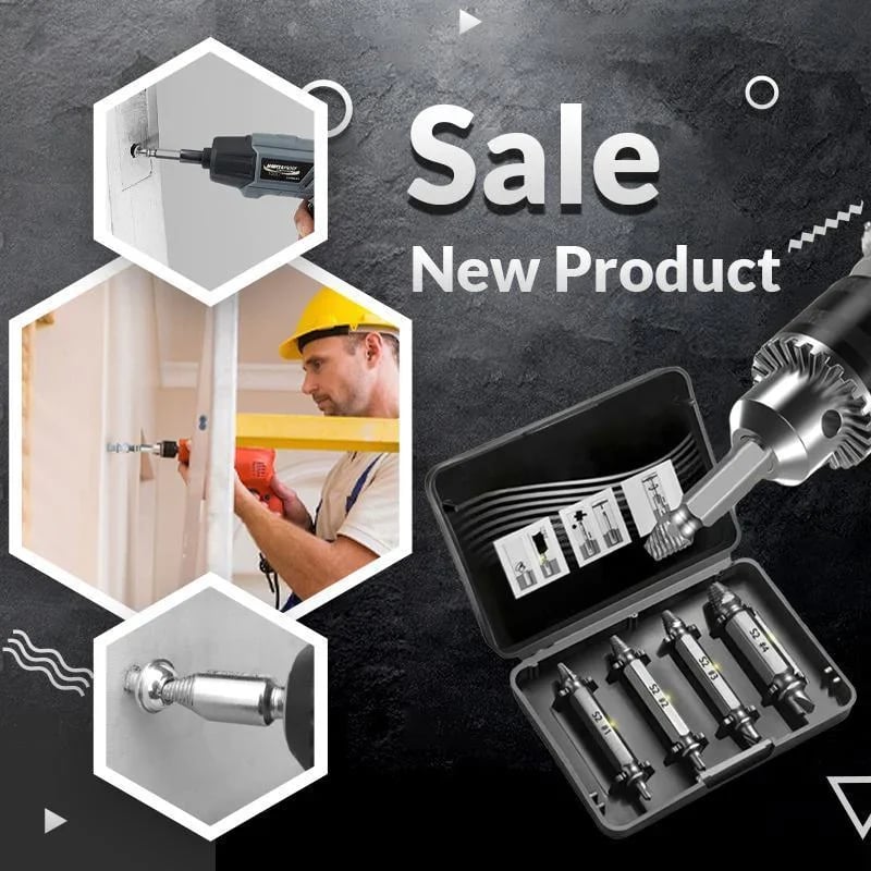 🔥Screw Extractor(4 Pcs/5pcs/6pcs)