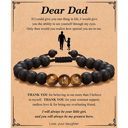 📿Father's Day Tiger Eye Stone Men's Bracelet