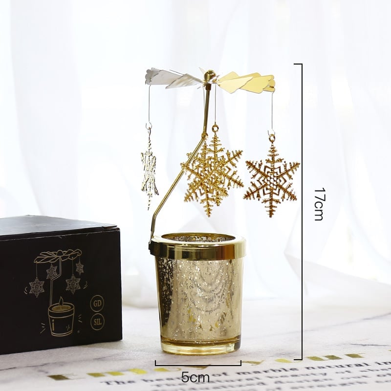Christmas Rotary Scented Candle Holder