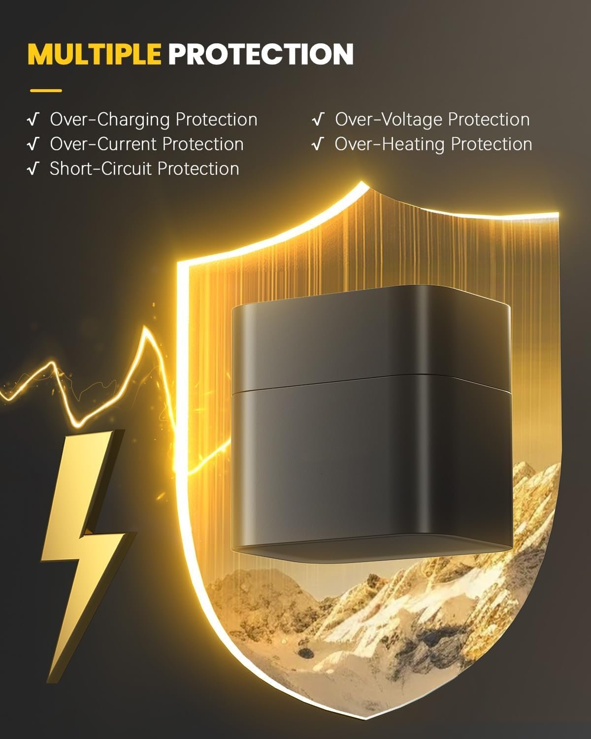 Charging Compartment - Rechargeable Aa/Aaa Lithium Battery