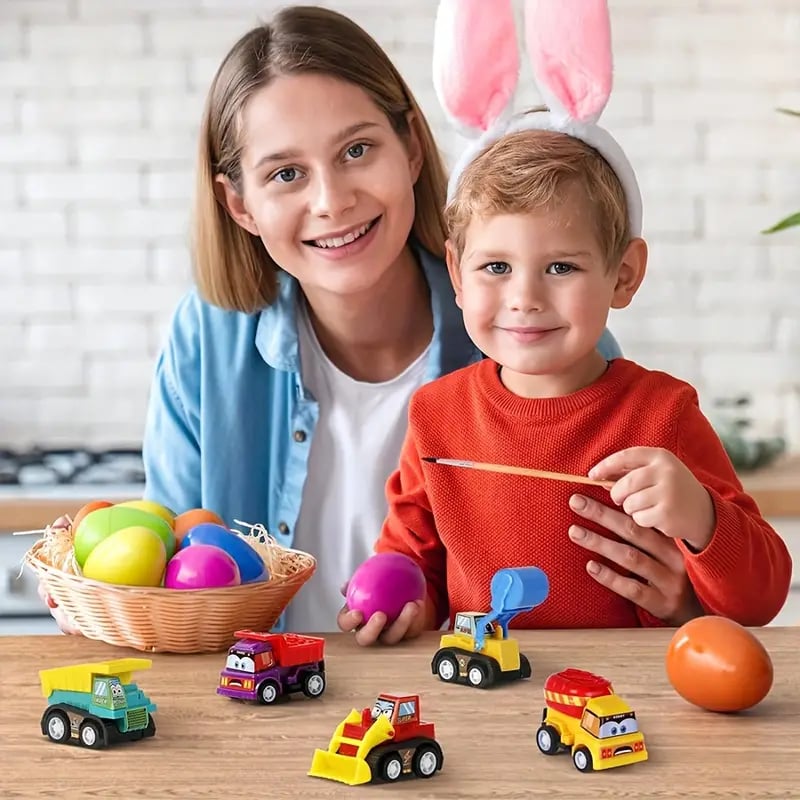Easter Engineering Vehicle Gacha Set