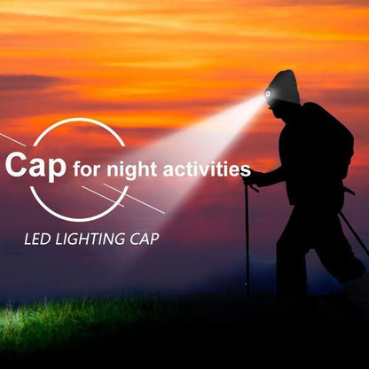 LED Knitted Winter Beanie Hat