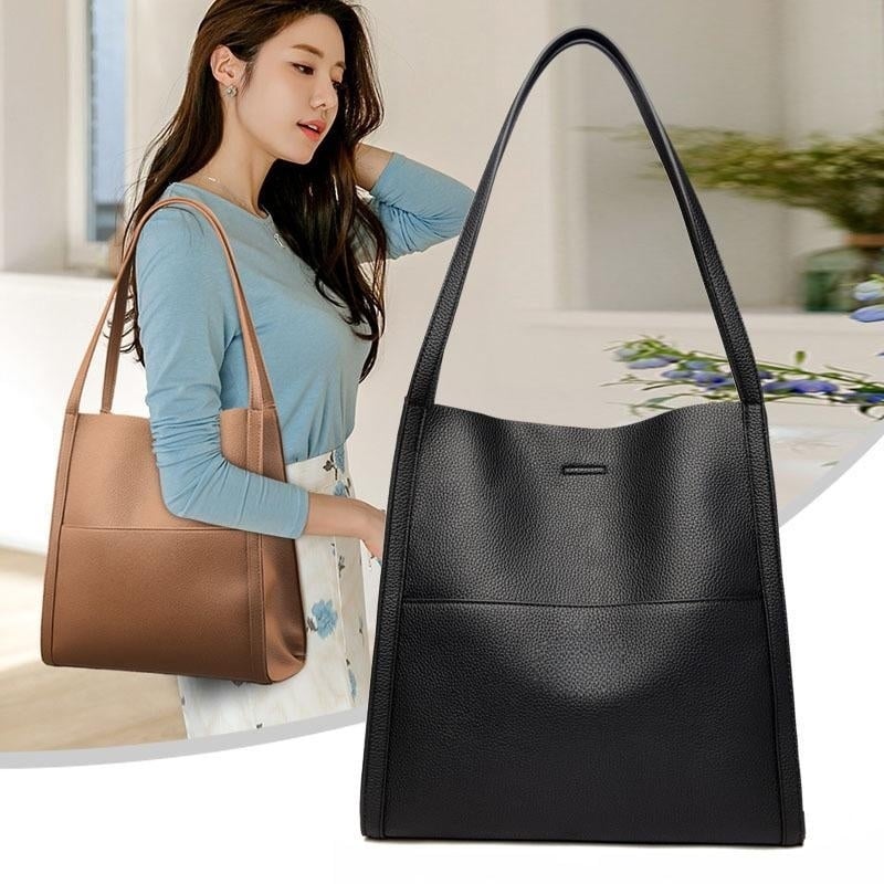 ⏰Last Day Promotion 48% OFF⏰Solid color simple PU leather shoulder bag