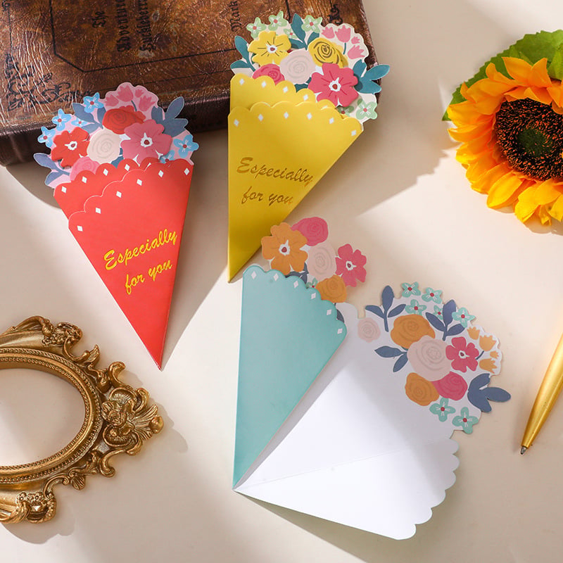Bouquet Wishes Greeting Card