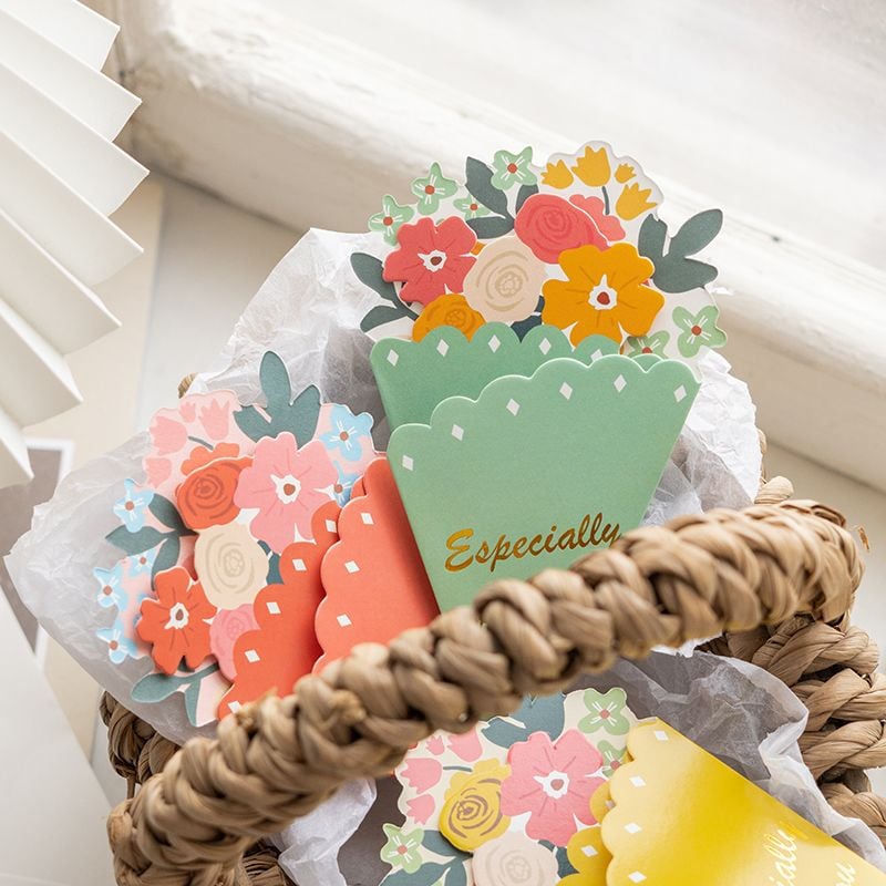 Bouquet Wishes Greeting Card