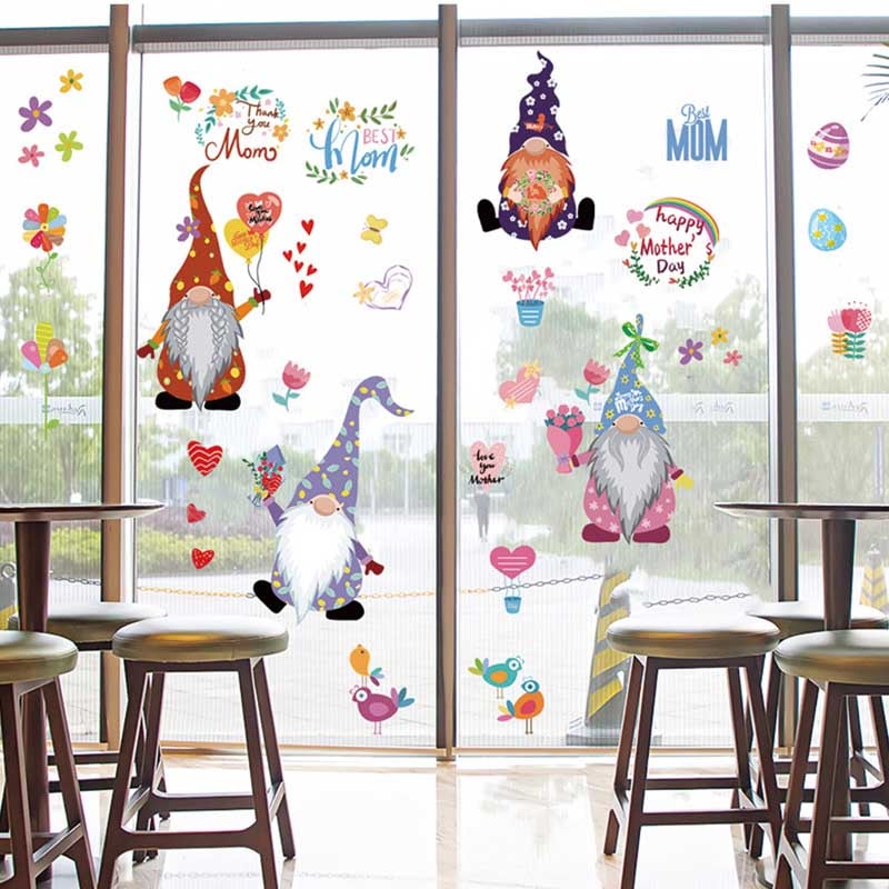 Mother's Day Decorative Window Stickers