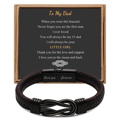 Magnetic Black Twist Style Stainless Steel Men's Bracelet
