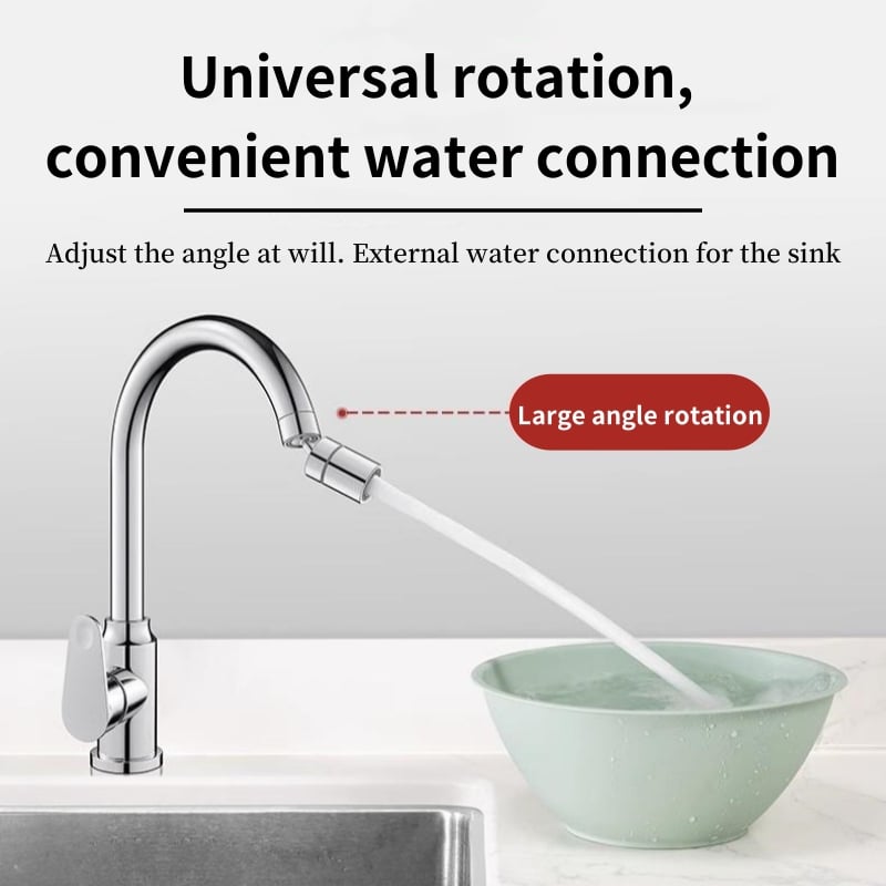 💥Kitchen sink faucet universal splash-proof washing artifact universal joint