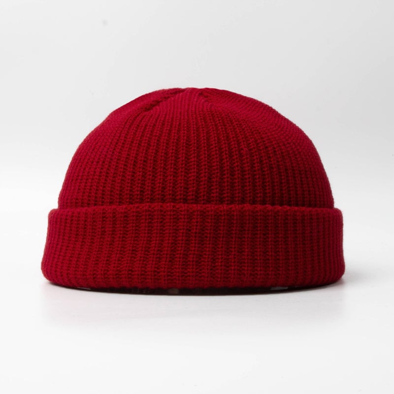 Warm wool knitted hat