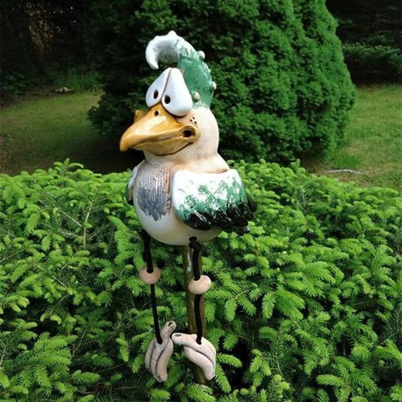 Resin Chicken Garden Ornament