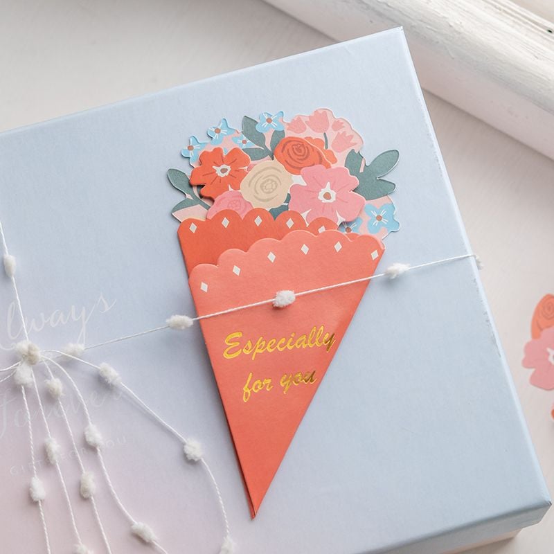 Bouquet Wishes Greeting Card