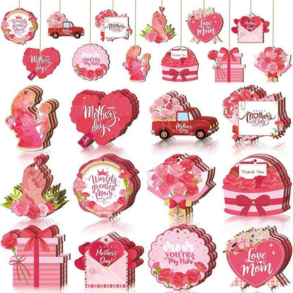 12PCS Mother's Day Hanging Decorations