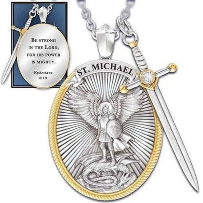 St. Michael Archangel Pendant (Necklace)