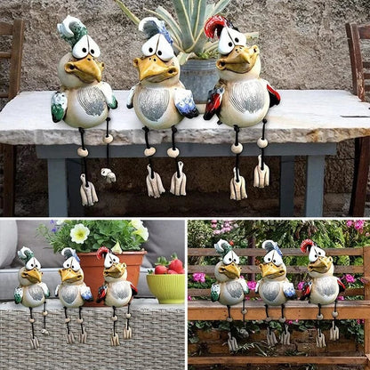 Resin Chicken Garden Ornament