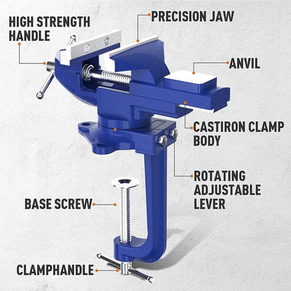 SAKER® 2-in-1 Bench Vise