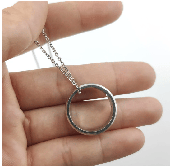 💓I Love U MOM / DAD necklace stainless steel pendant necklace