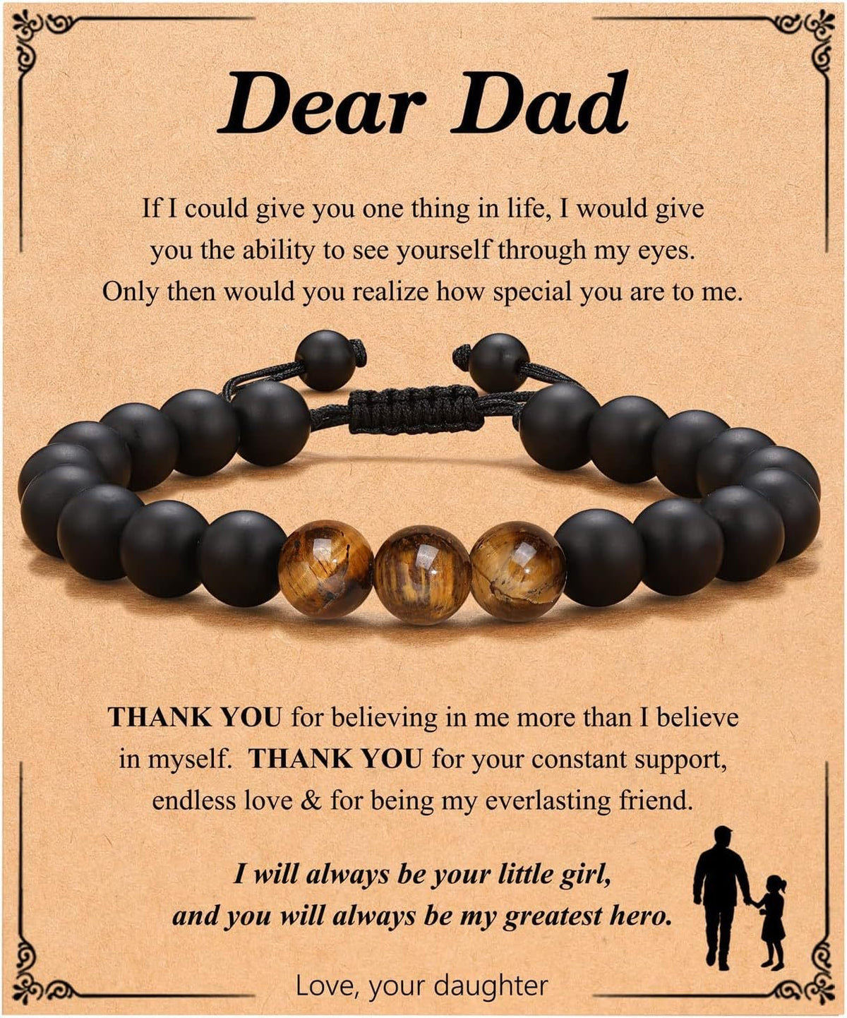 📿Father's Day Tiger Eye Stone Men's Bracelet