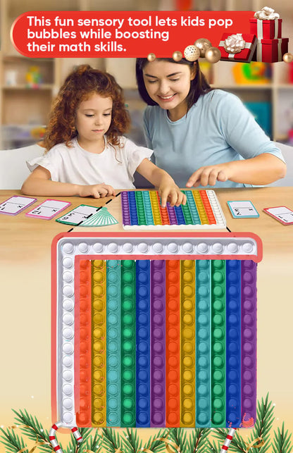 Math Flash Cards & Pop Fidget Chart