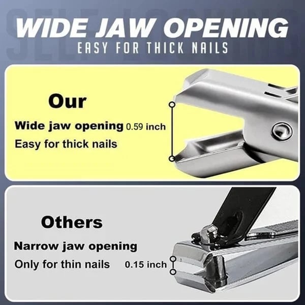 Ultra Sharp Stainless Steel Nail Clippers 🔥