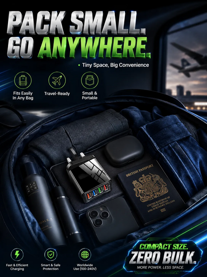 Improve Your Phone's Battery Life⚡4-in-1 Travel Charger🚀 Make your 4-year-old smartphone charge faster than a new one