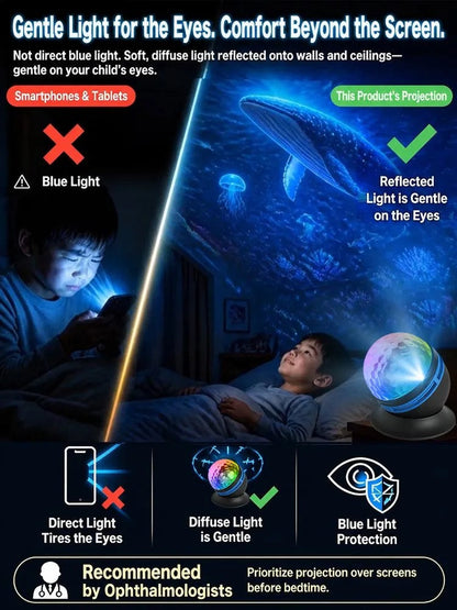Deep Sea & Star Hologram Projector | Large-sphere projection & 4K immersive visuals